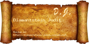 Diamantstein Judit névjegykártya